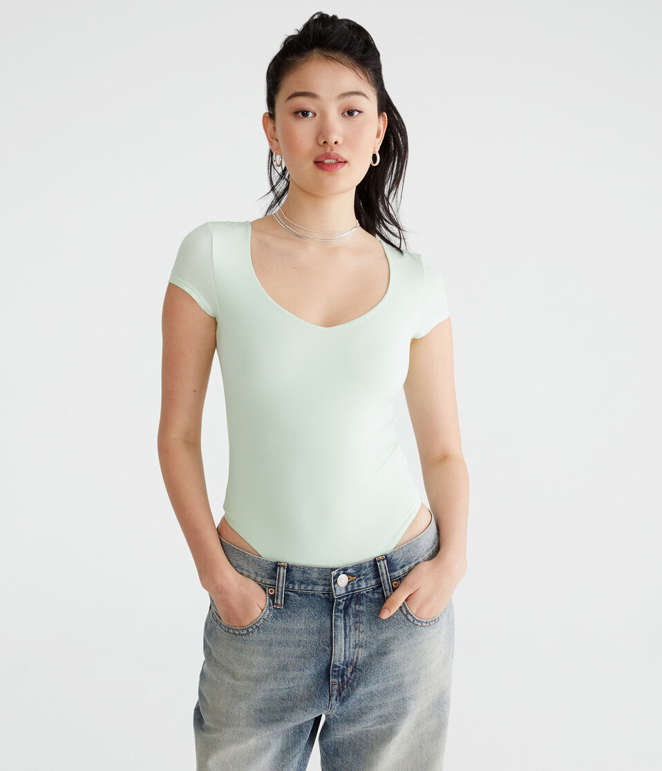 Seriously Soft Smooth V-Neck Bodysuit