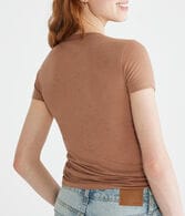 Aeropostale Butterfly Appliqué Graphic Tee