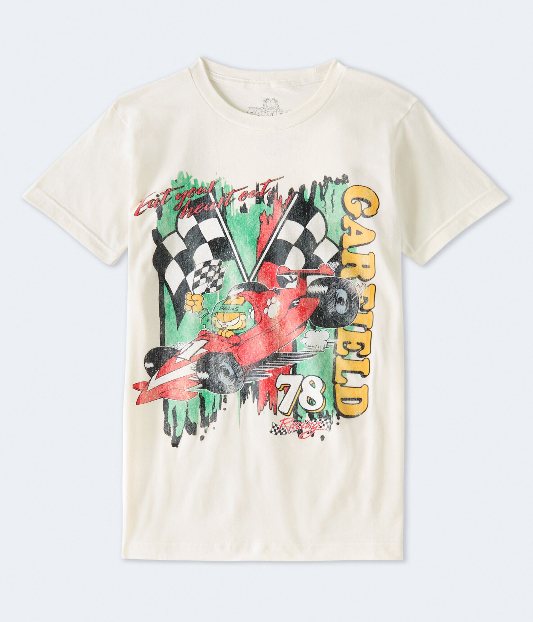 Garfield Racing Relaxed Graphic Tee