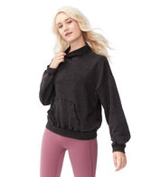 Oversized Mock-Neck Sweatshirt