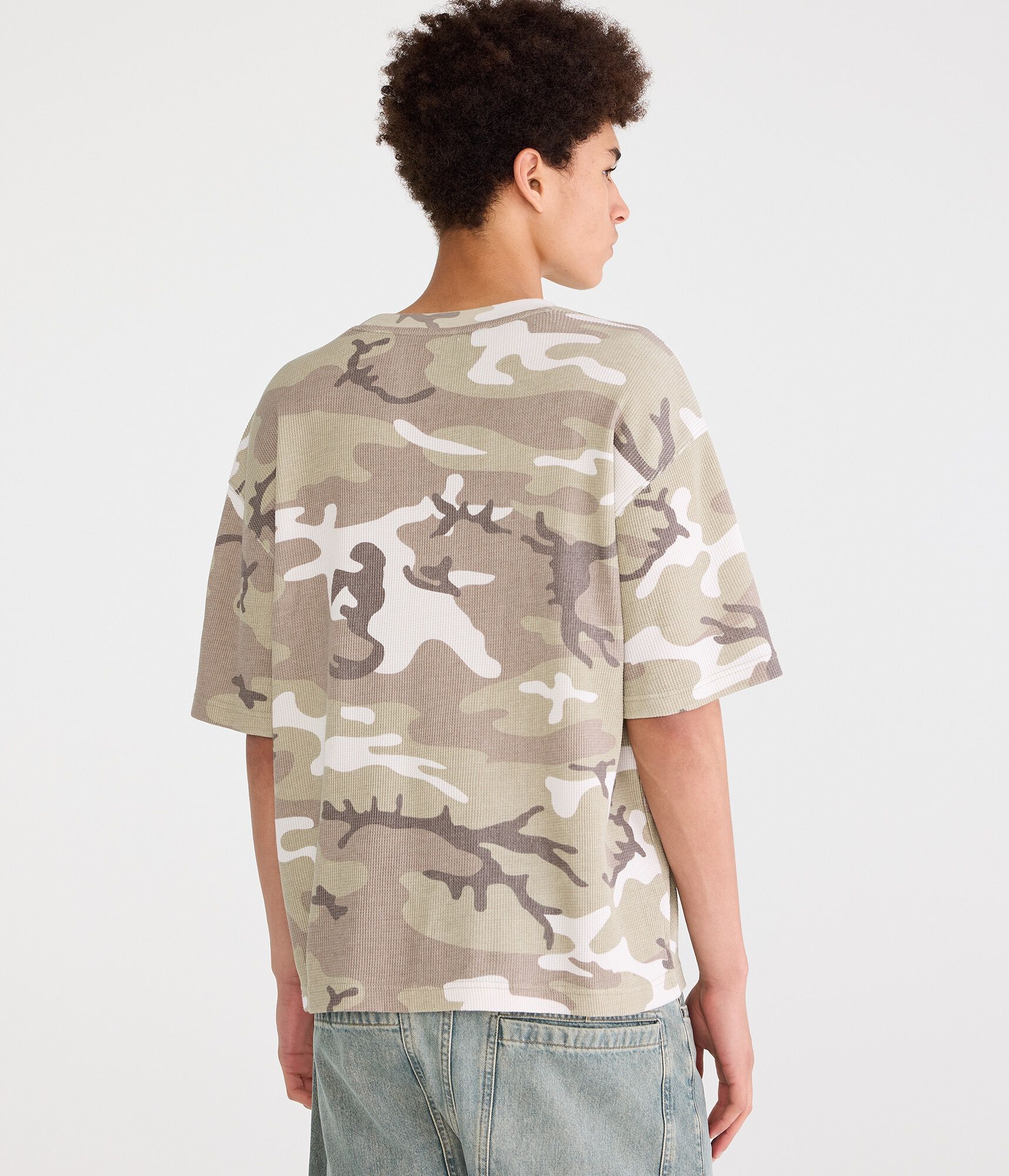Camo Waffle Crew Tee