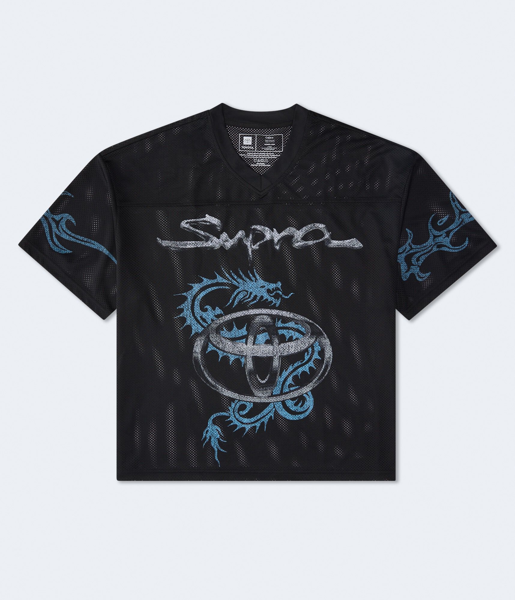 Toyota Supra Dragon V-Neck Boxy Mesh Jersey