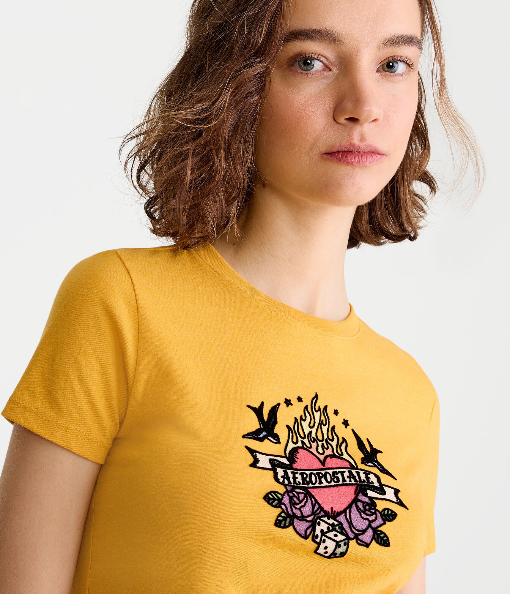 Aeropostale Heart Graphic Tee