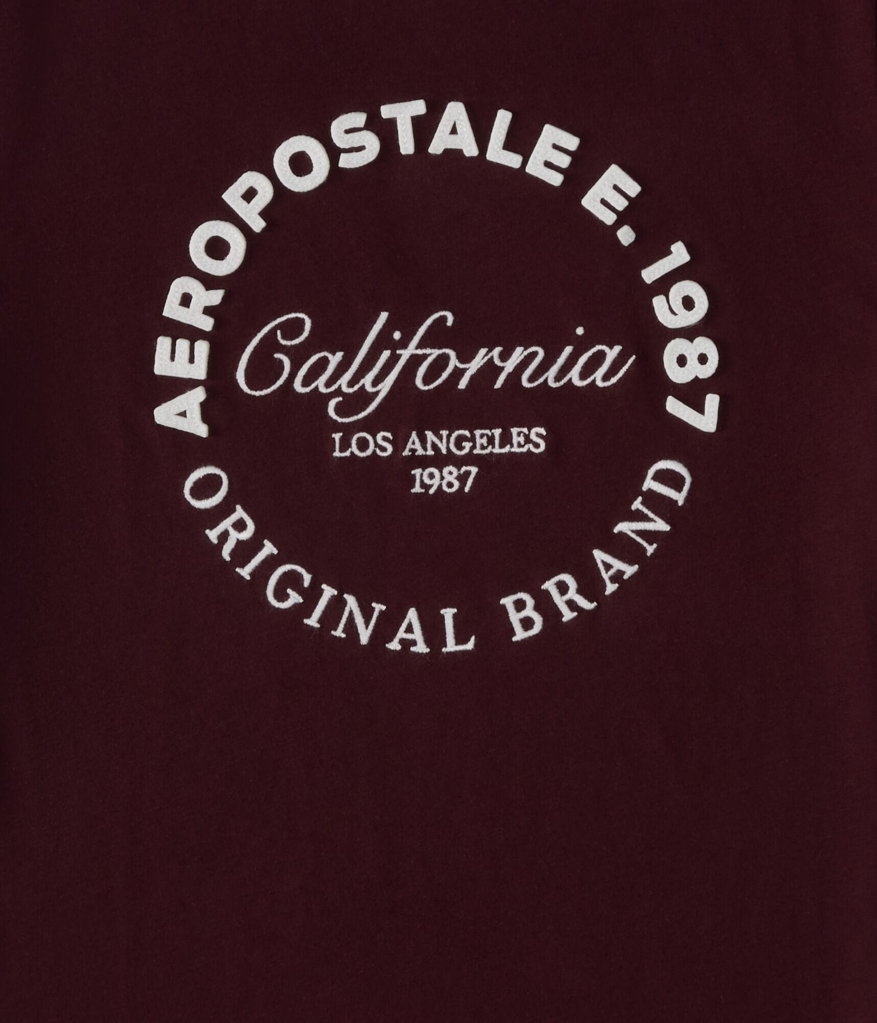 Aeropostale California Circle Appliqué Graphic Tee