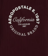 Aeropostale California Circle Appliqué Graphic Tee