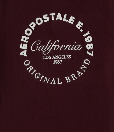 Aeropostale California Circle Appliqué Graphic Tee Aeropostale California Circle Appliqué Graphic Tee