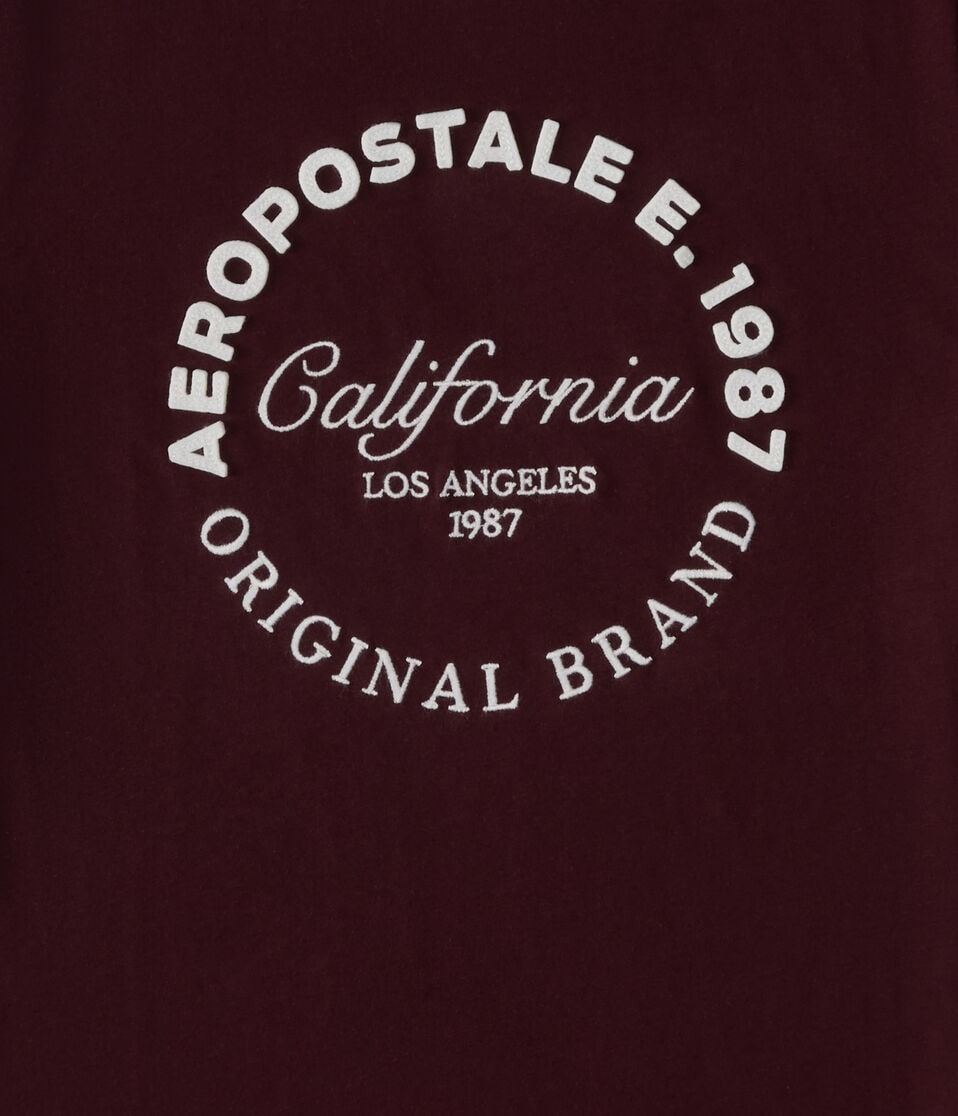 Aeropostale California Circle Appliqué Graphic Tee