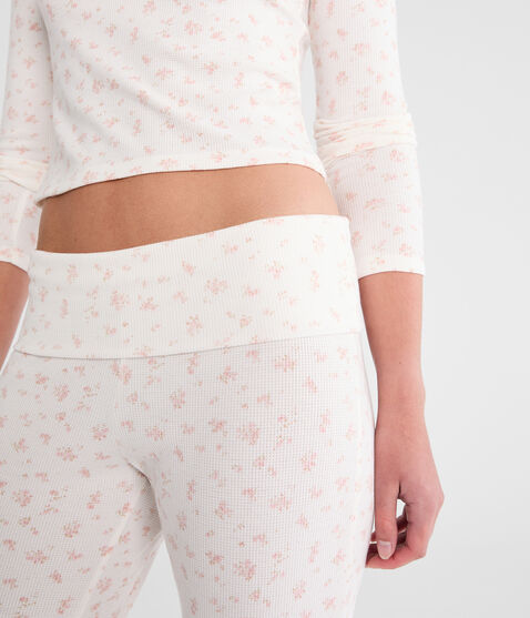 Floral Waffle Sleep Pants Floral Waffle Sleep Pants
