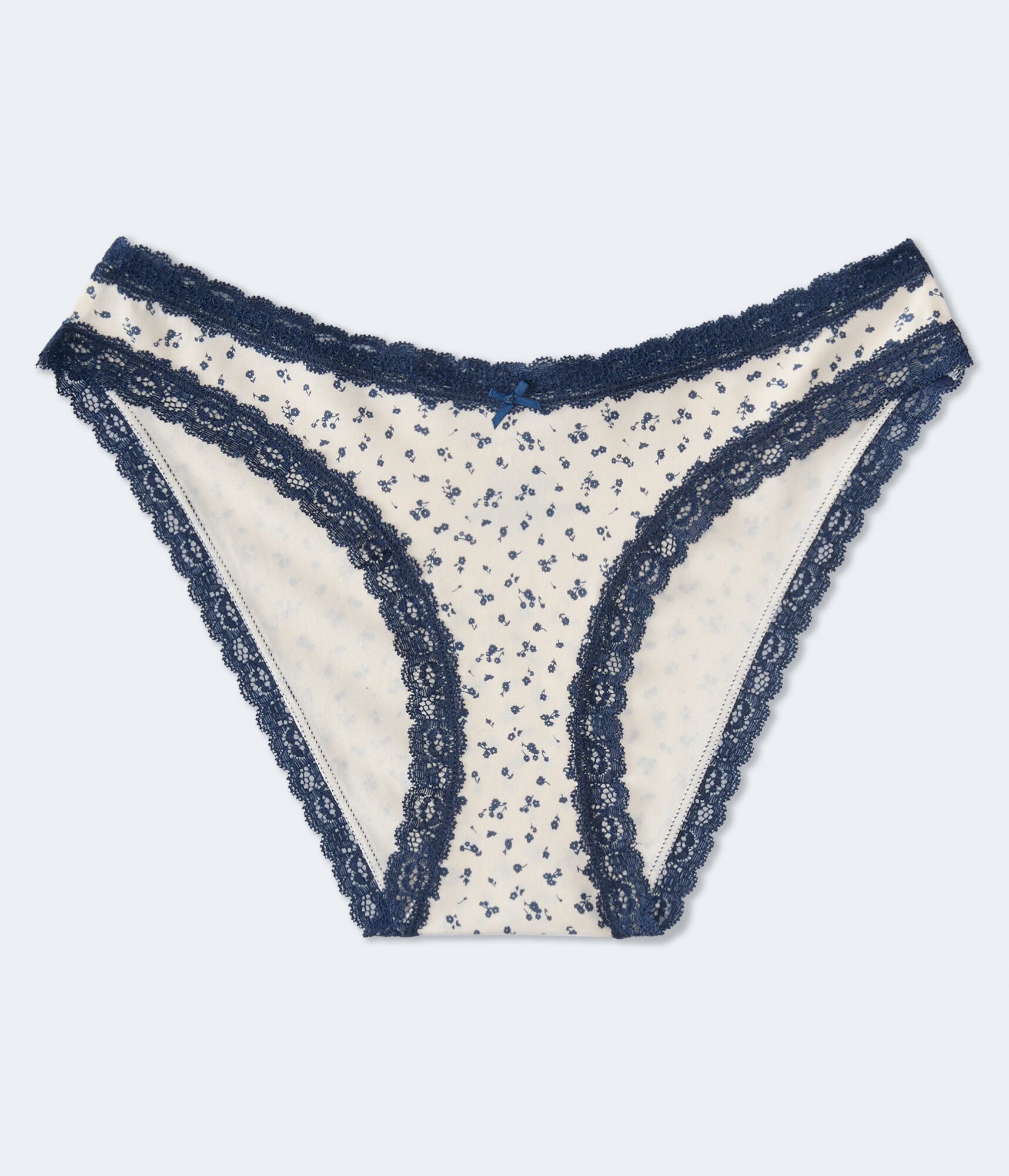 Floral Lace-Trim Bikini