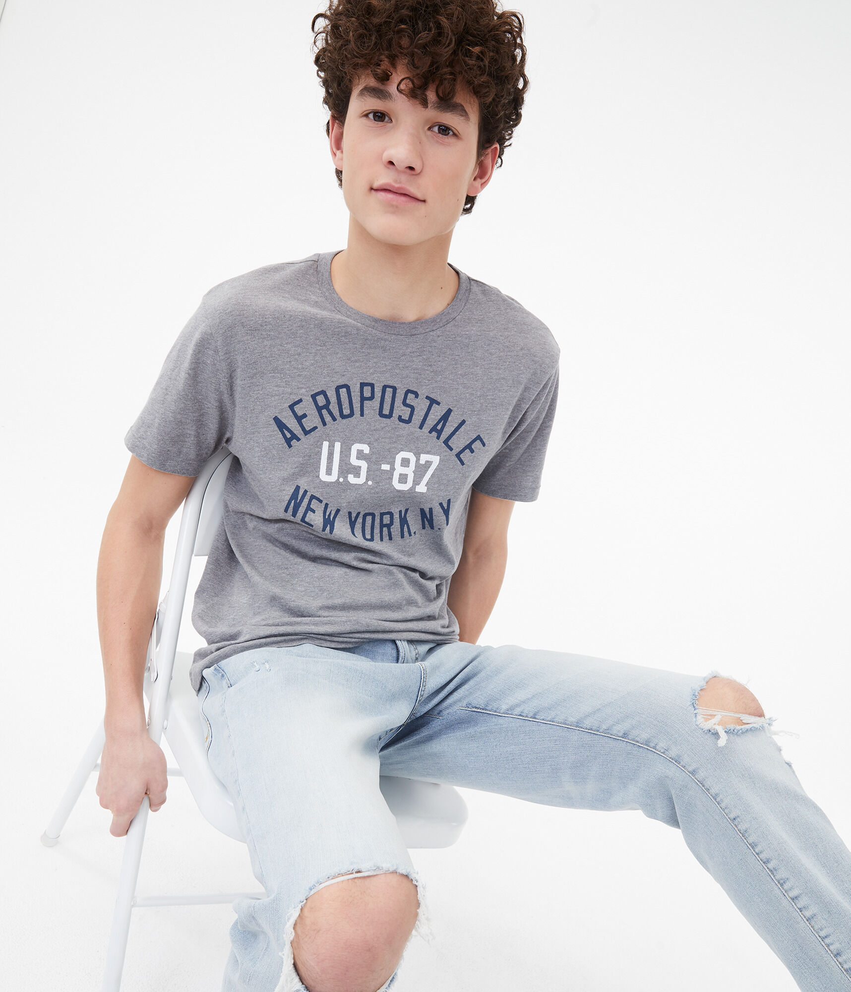 Aeropostale US-87 Logo Graphic Tee