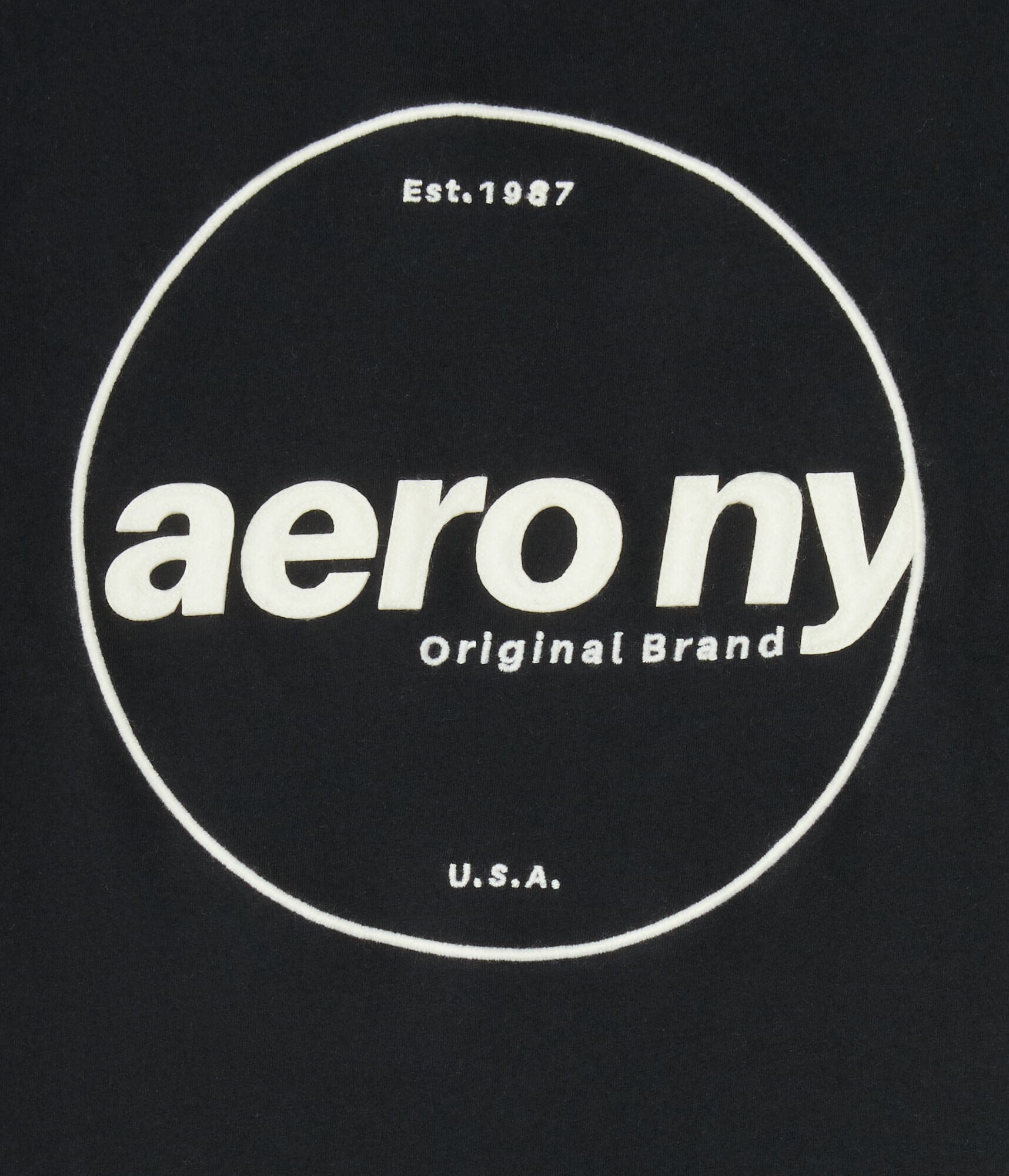 Aero NY Circle Appliqué Graphic Tee