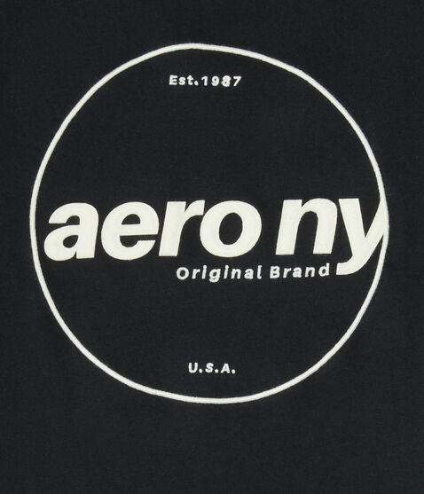 Aero NY Circle Appliqué Graphic Tee Aero NY Circle Appliqué Graphic Tee