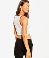 Maui High-Neck Cropped Tank