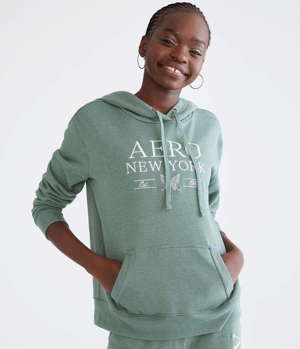 Aero New York Butterfly Pullover Hoodie