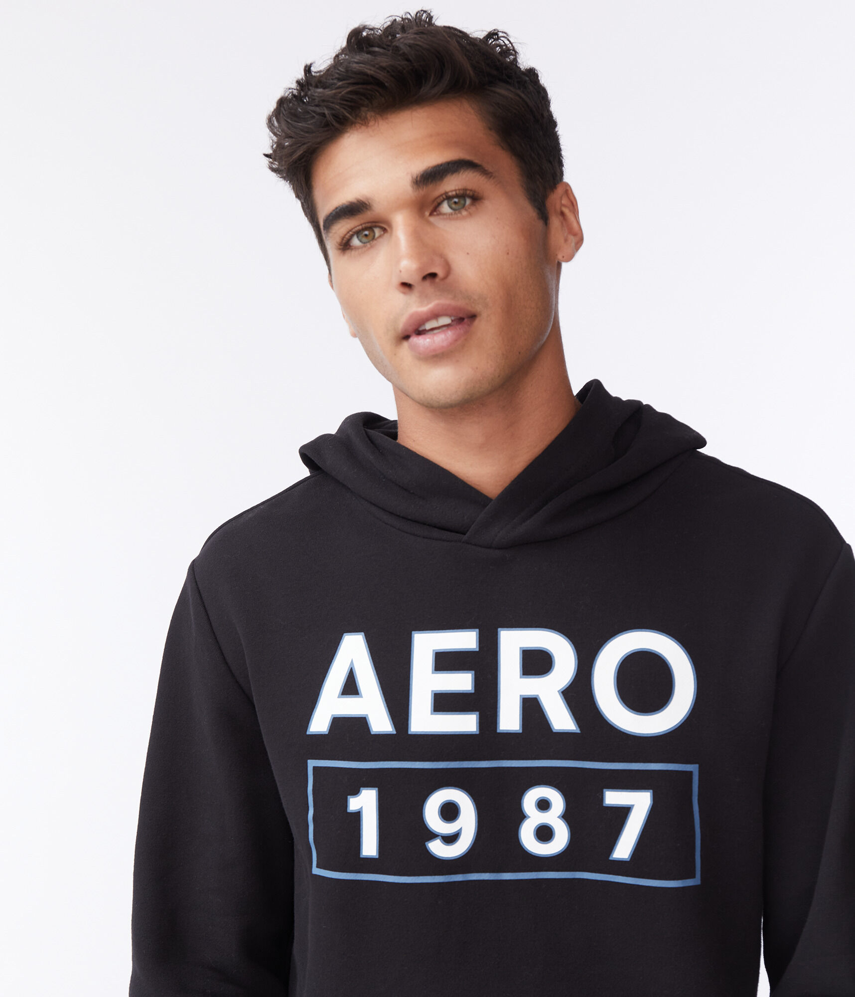 Aero 1987 Box Logo Pullover Hoodie