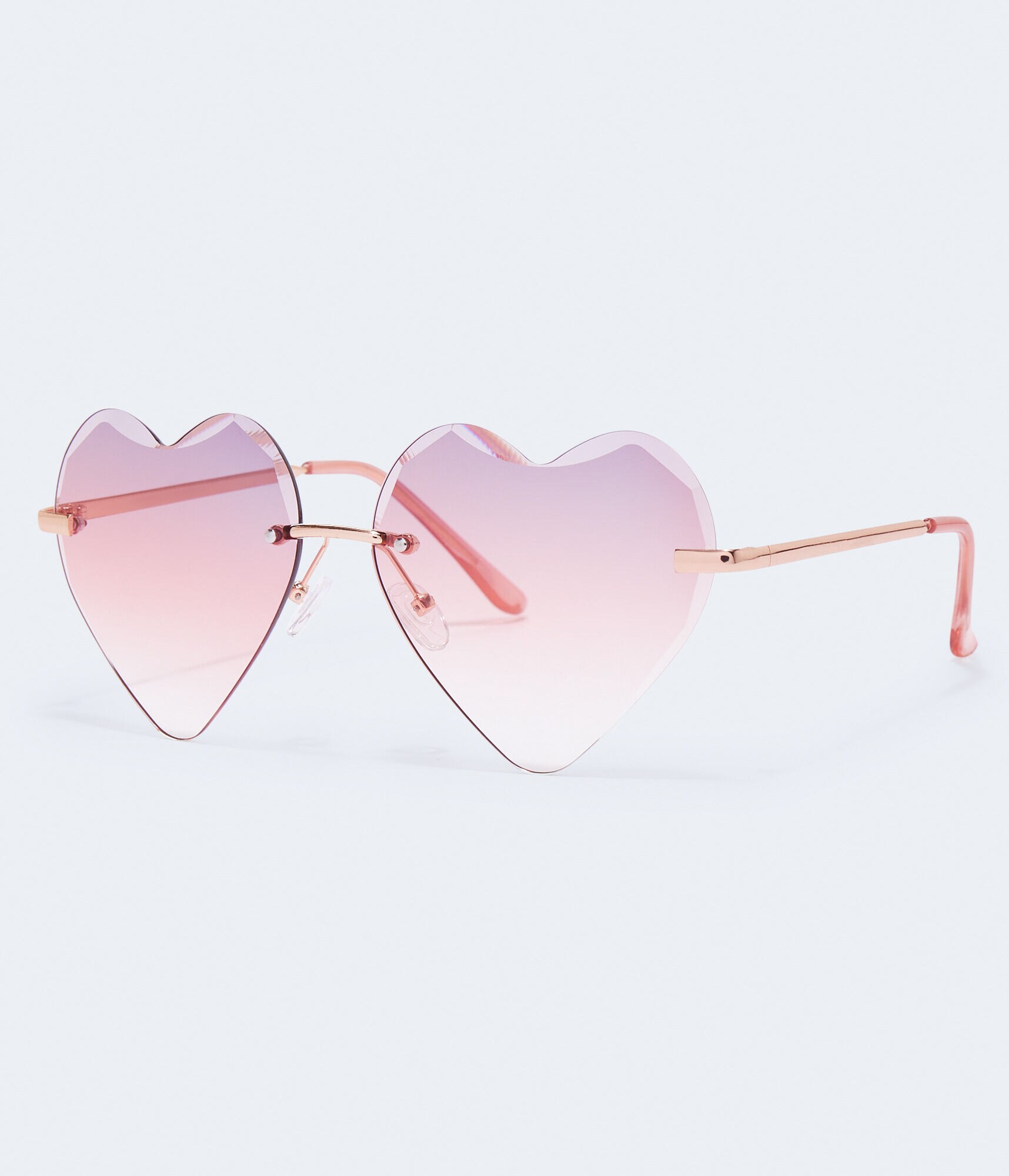 Rimless Heart Sunglasses