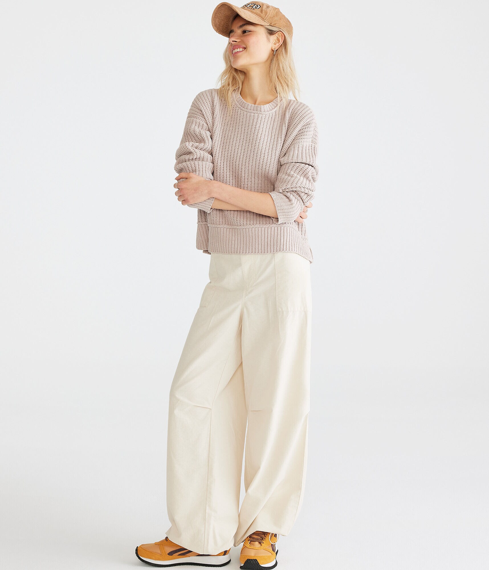 Chenille Crew Sweater