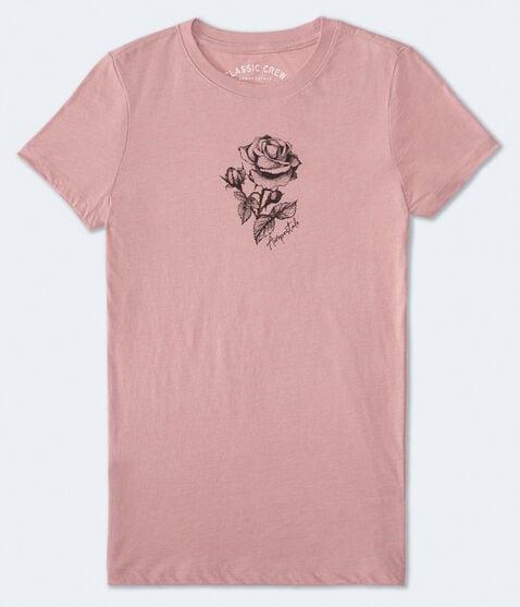 Aeropostale Rose Graphic Tee Aeropostale Rose Graphic Tee