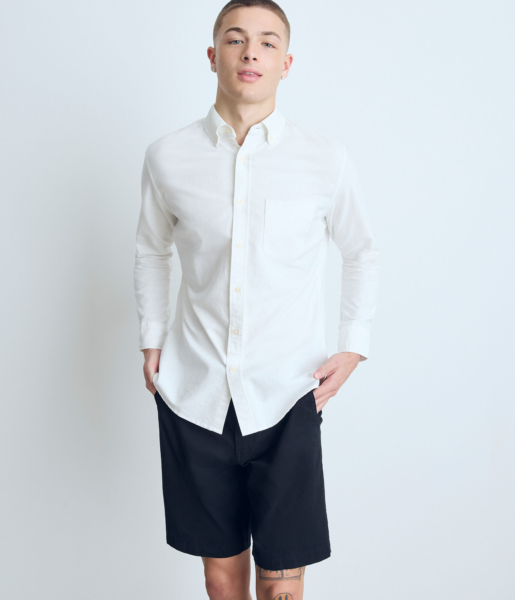 Long Sleeve Oxford Uniform Shirt