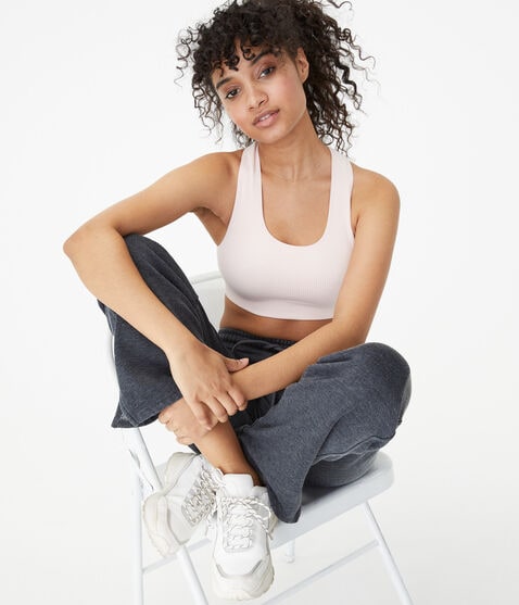 Seriously Soft Seamless Racerback Sports Bra