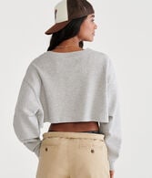 Coca-Cola® by Aéropostale Coca-Cola Logo Cropped Crew Sweatshirt