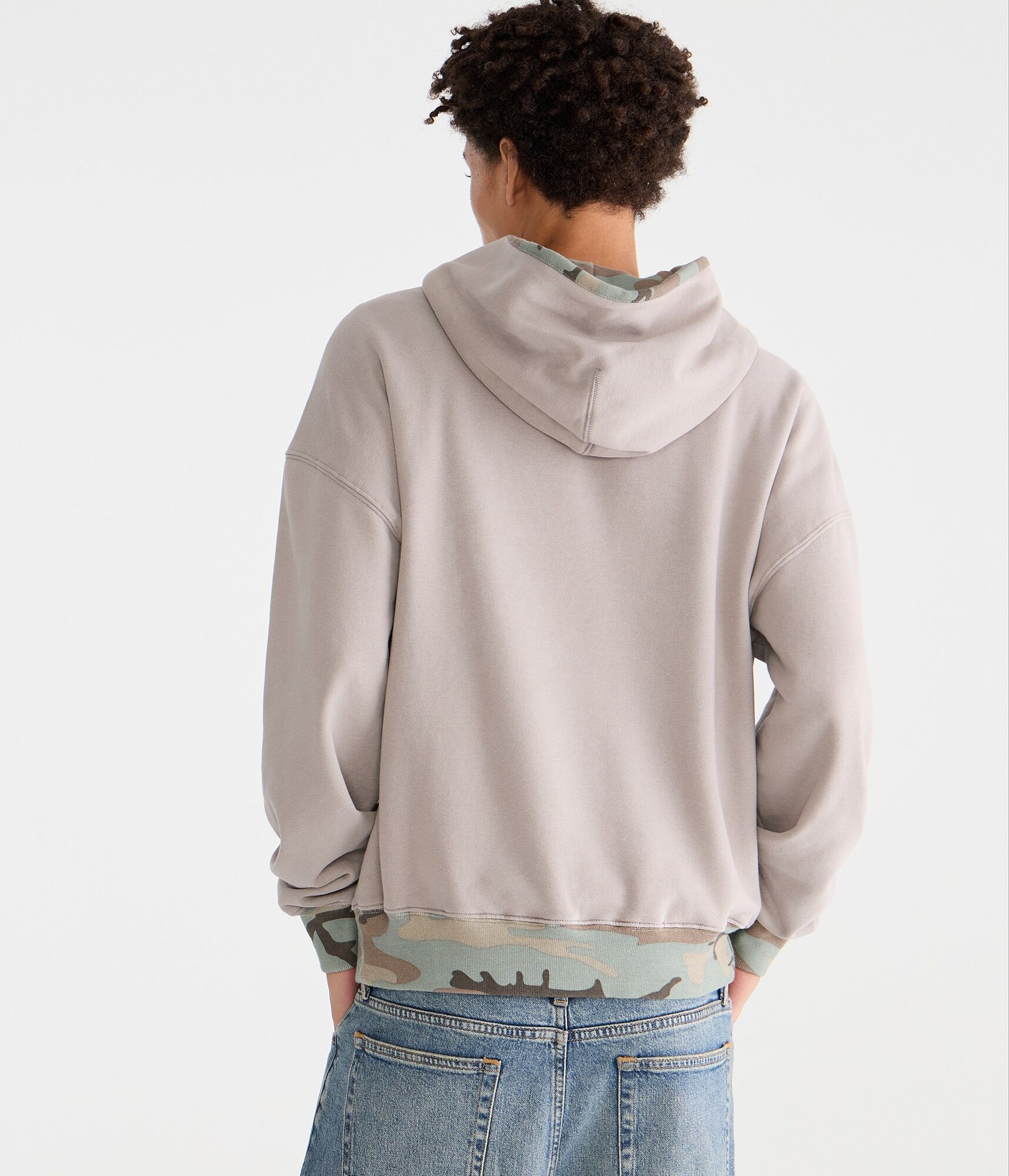 Cloud Soft Camo-Trim Pullover Hoodie