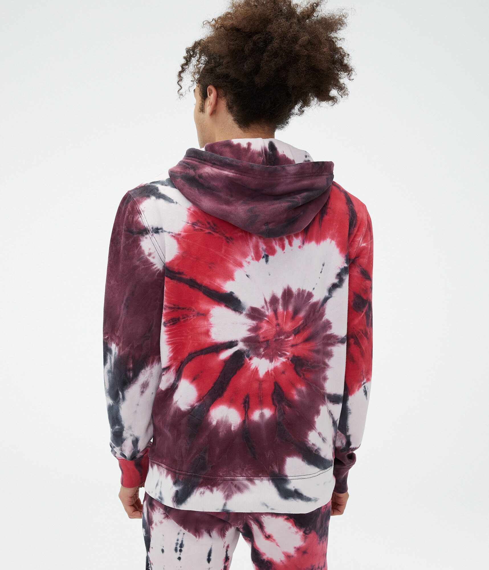 Spiral Tie-Dye Box Logo Pullover Hoodie