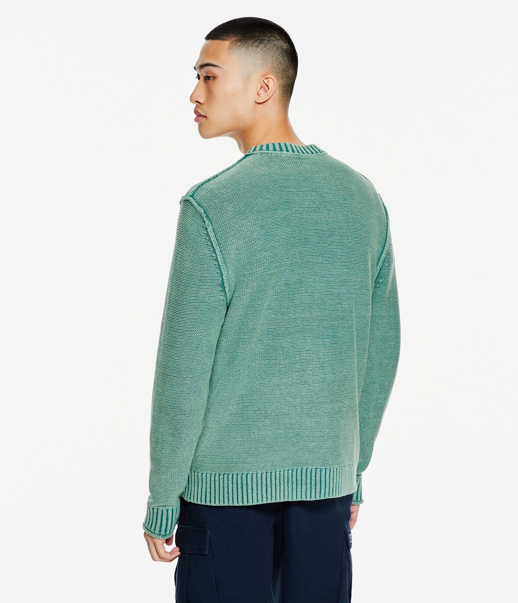 Faded Crew Sweater