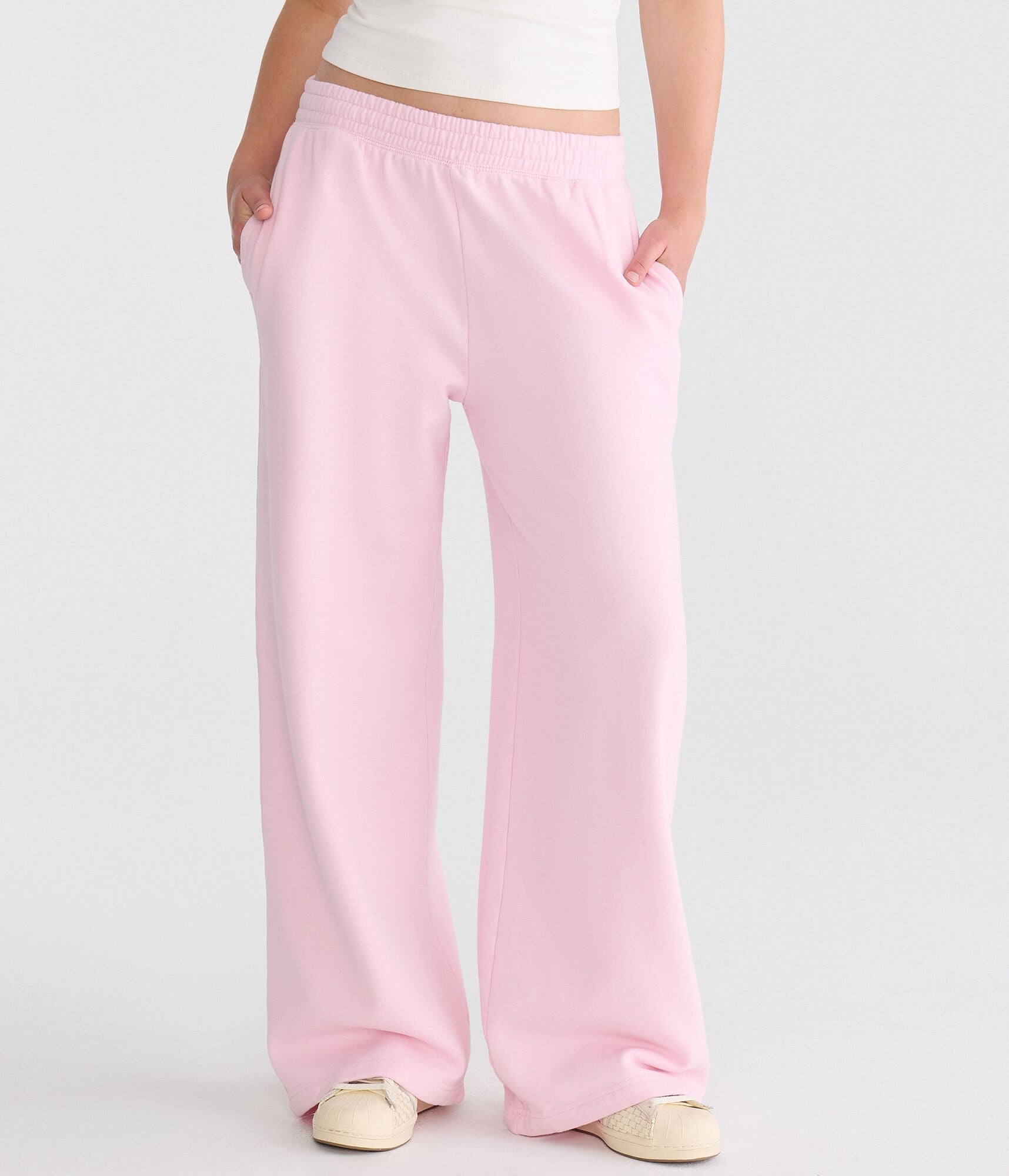 Cloud Soft Mid-Rise Wide Leg Sweatpants