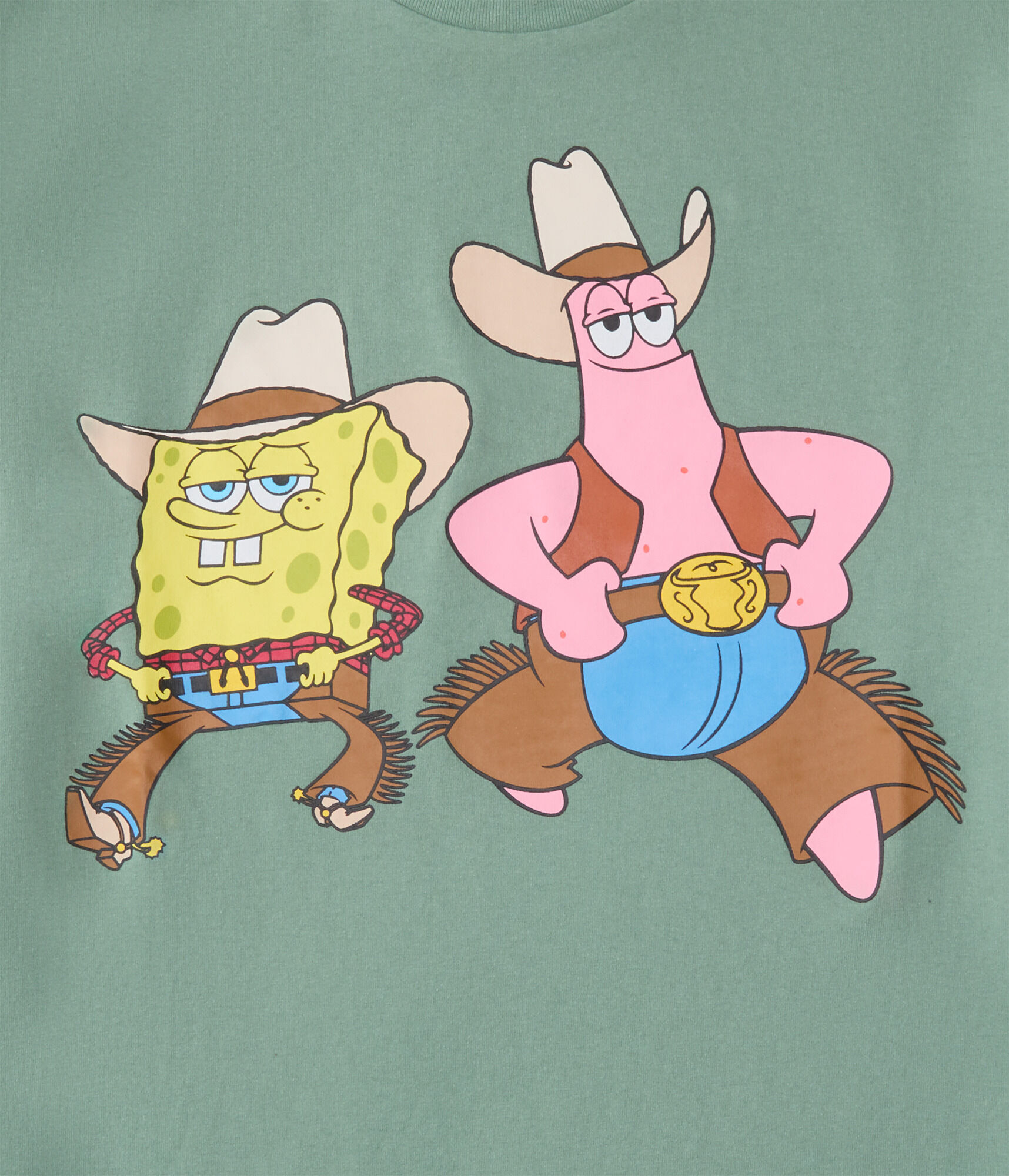 Western SpongeBob Relaxed Graphic Tee