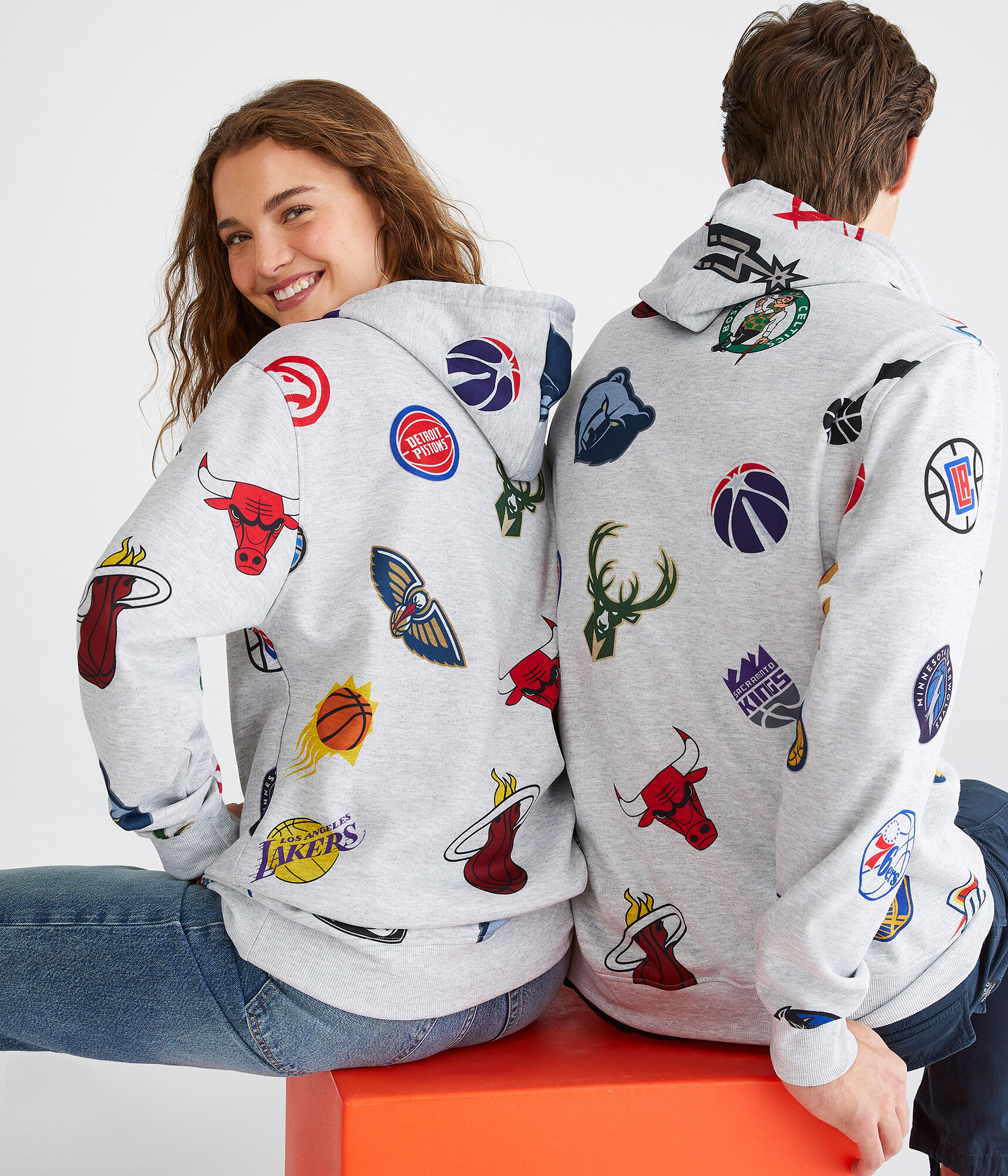 NBA Team Logos Pullover Hoodie