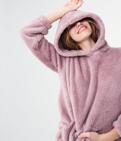 Fuzzy Fleece Pullover Hoodie Fuzzy Fleece Pullover Hoodie