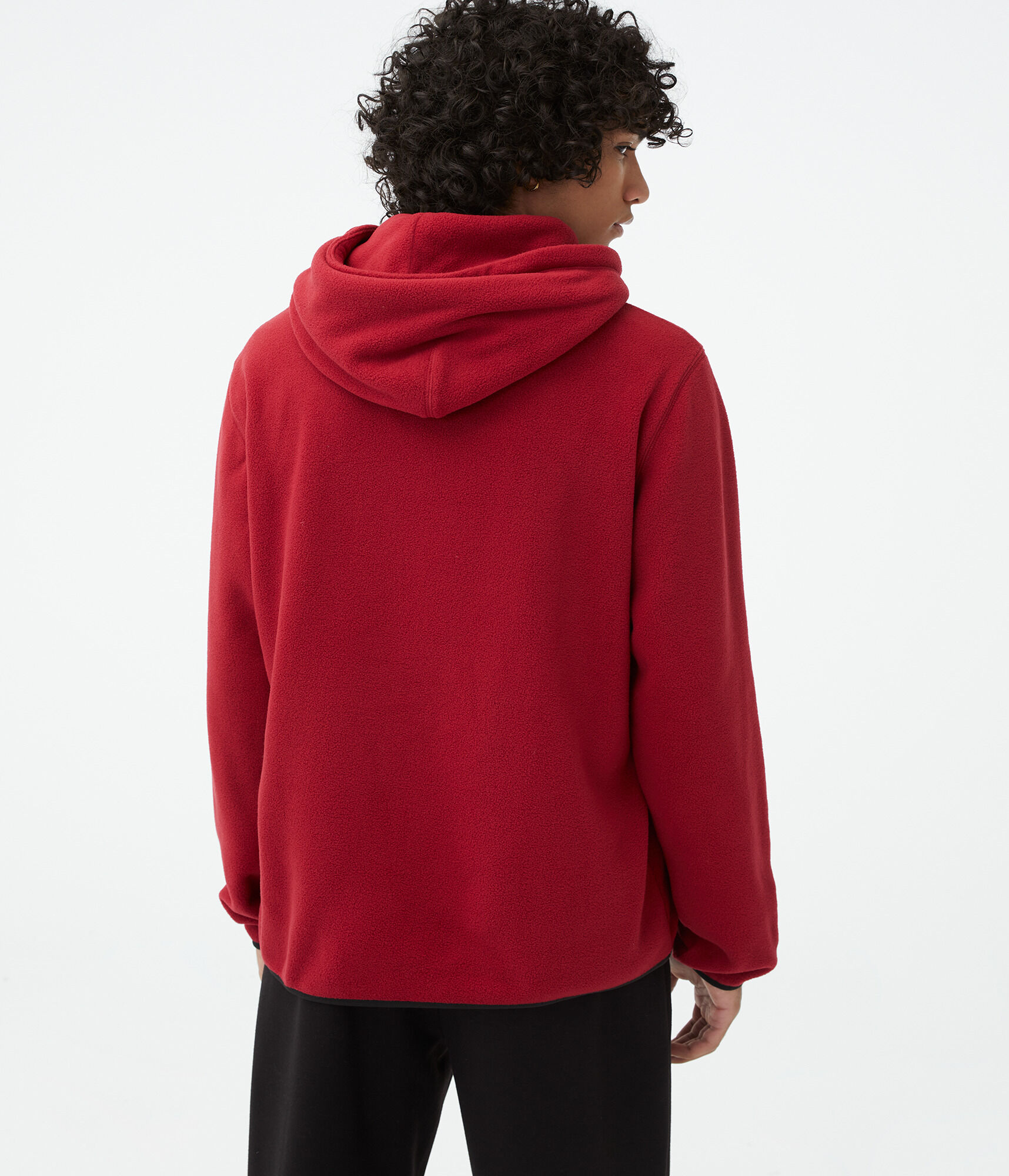Tonal Logo Polyfleece Pullover Hoodie