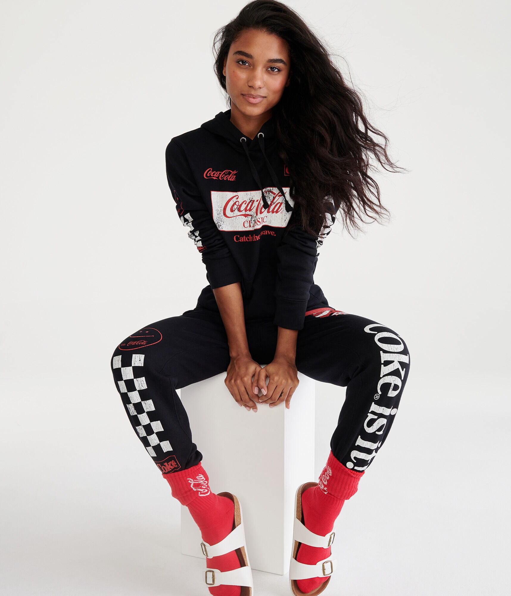 Coca-Cola&reg; by A&eacute;ropostale Coca-Cola Classic Pullover Hoodie