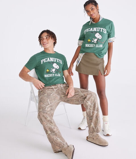 Peanuts® | Aéropostale Hockey Club Relaxed Graphic Tee Peanuts® | Aéropostale Hockey Club Relaxed Graphic Tee