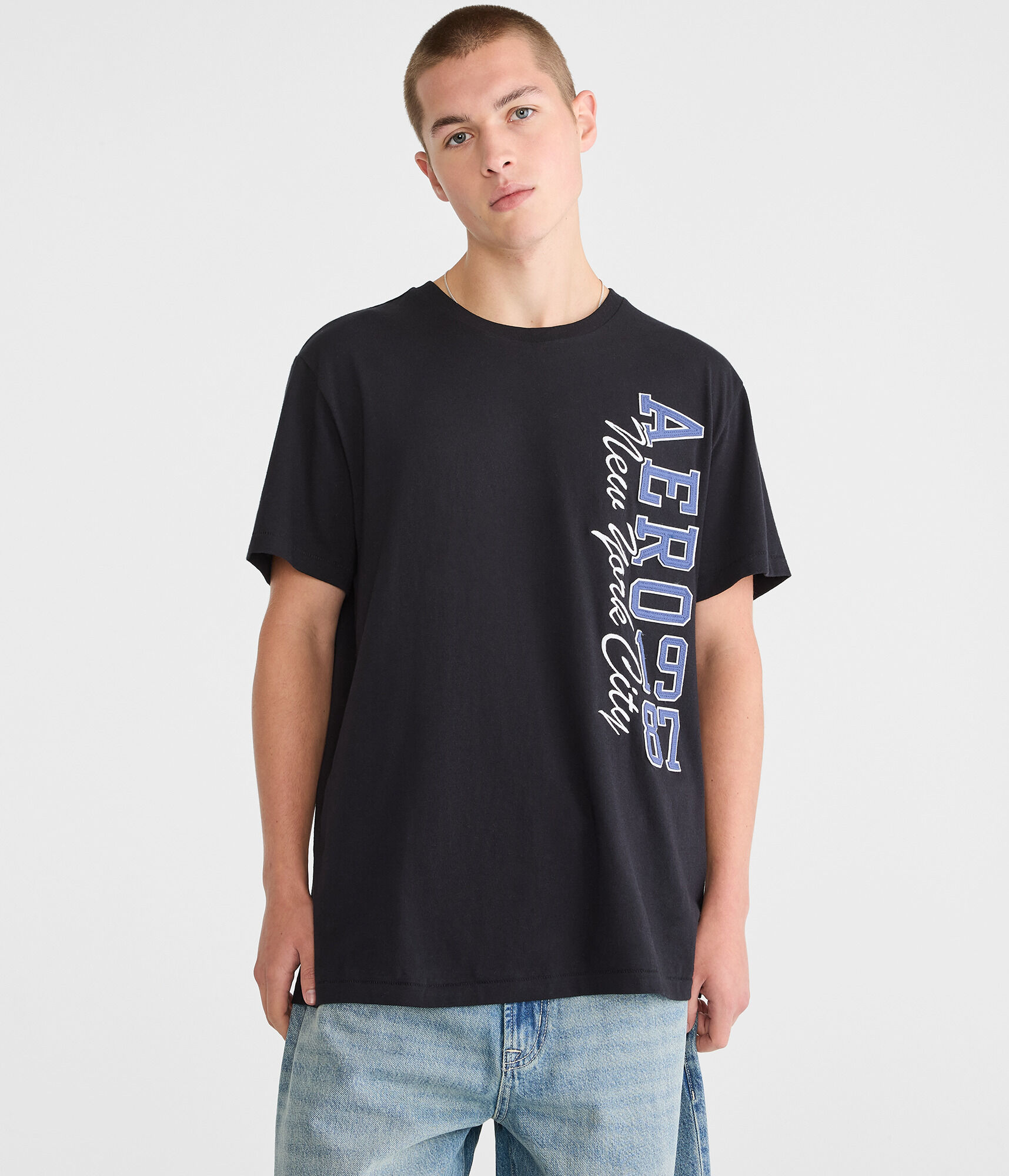Aero 1987 Vertical Appliqué Graphic Tee