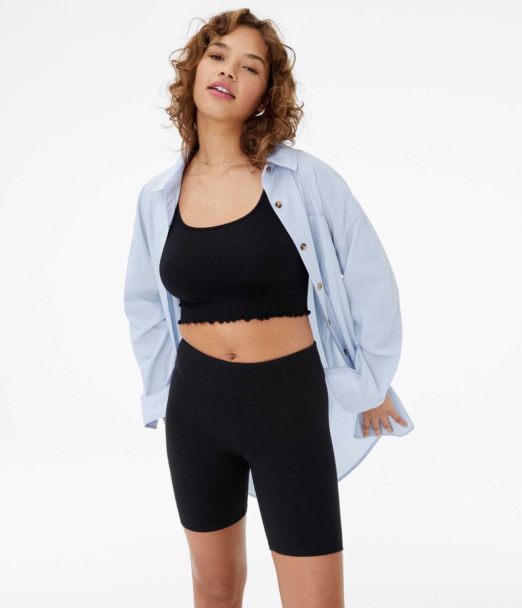 HighWaisted Lounge Bike Shorts