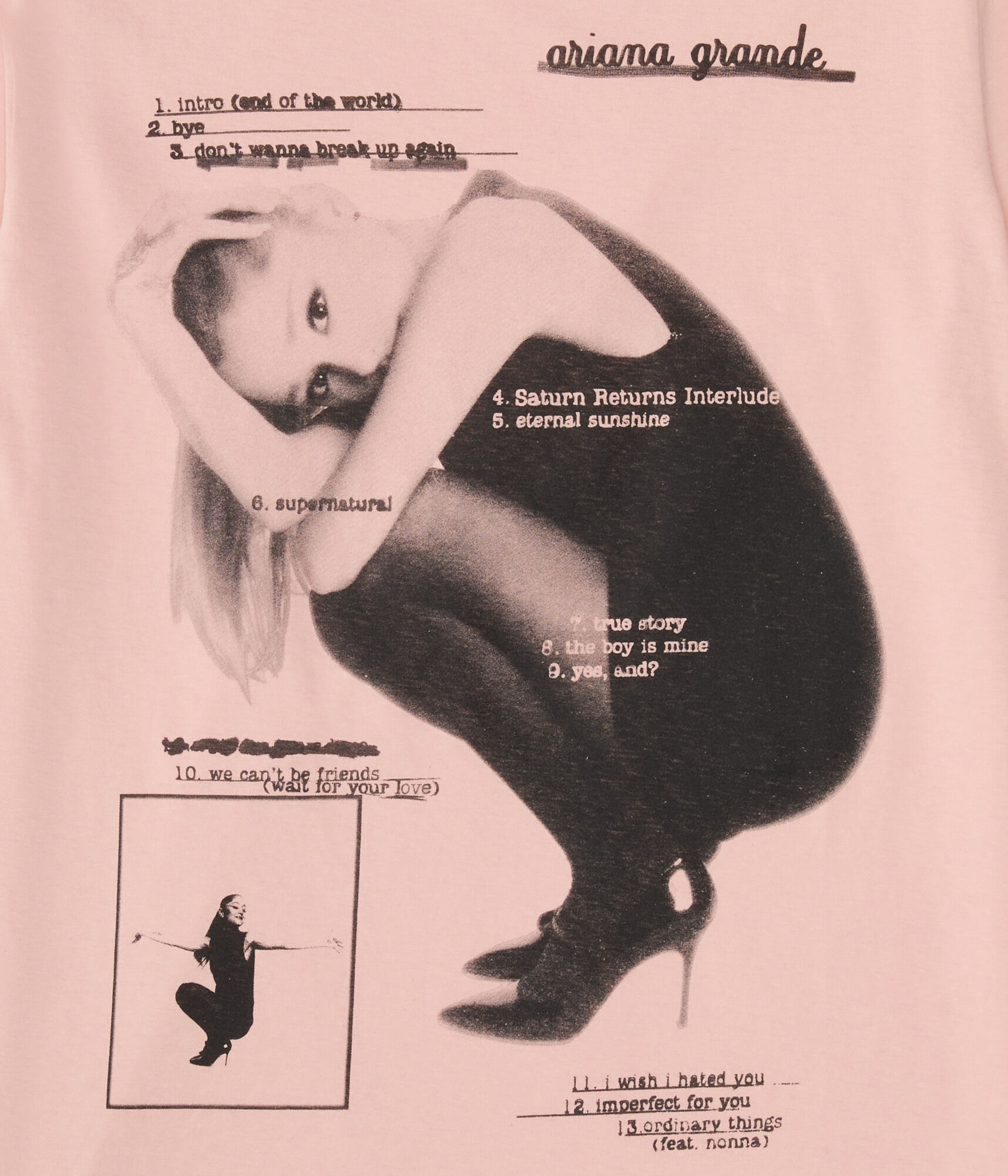 Ariana Grande Oversized Graphic Tee