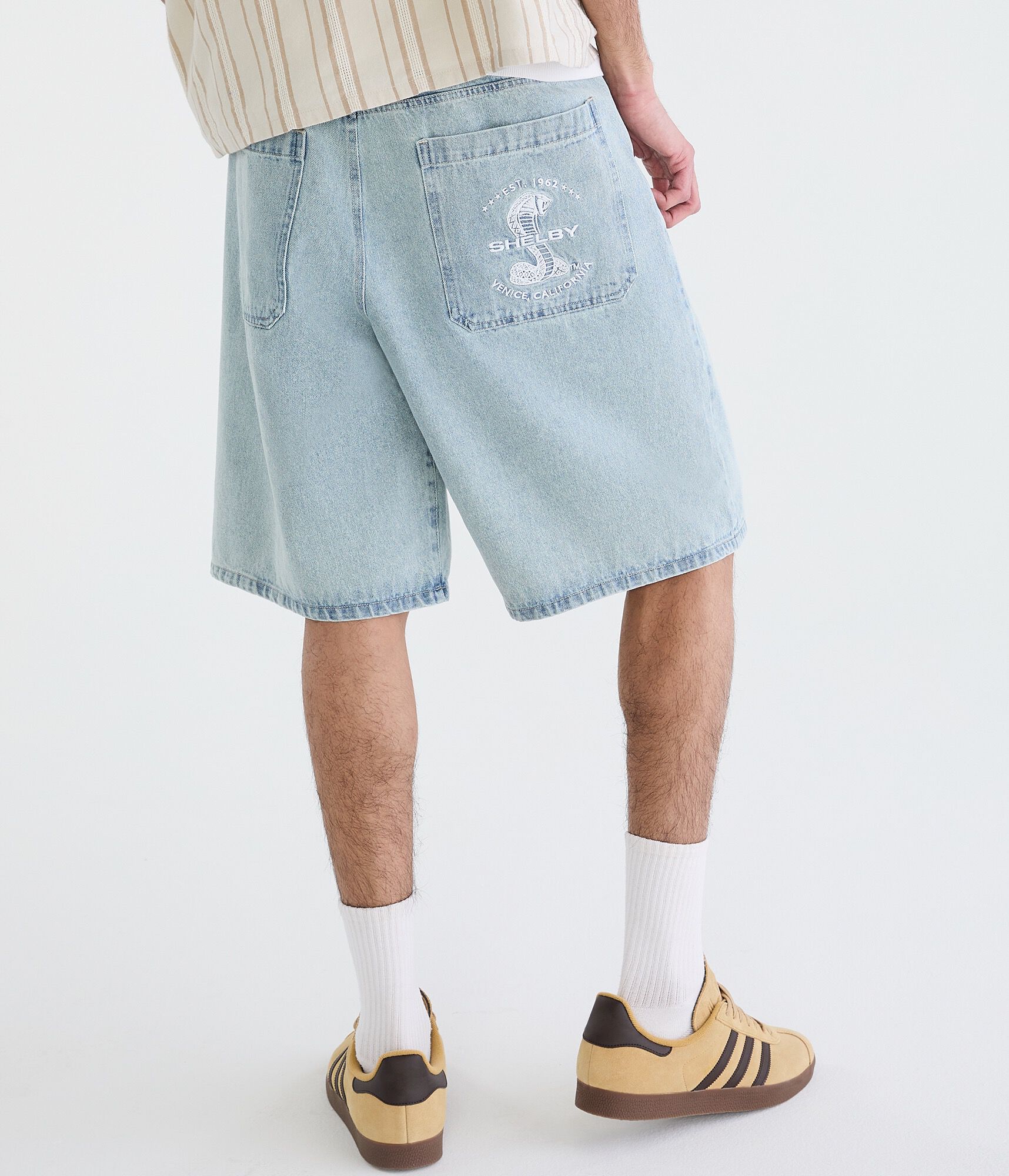 Shelby Baggy Denim Shorts 11"