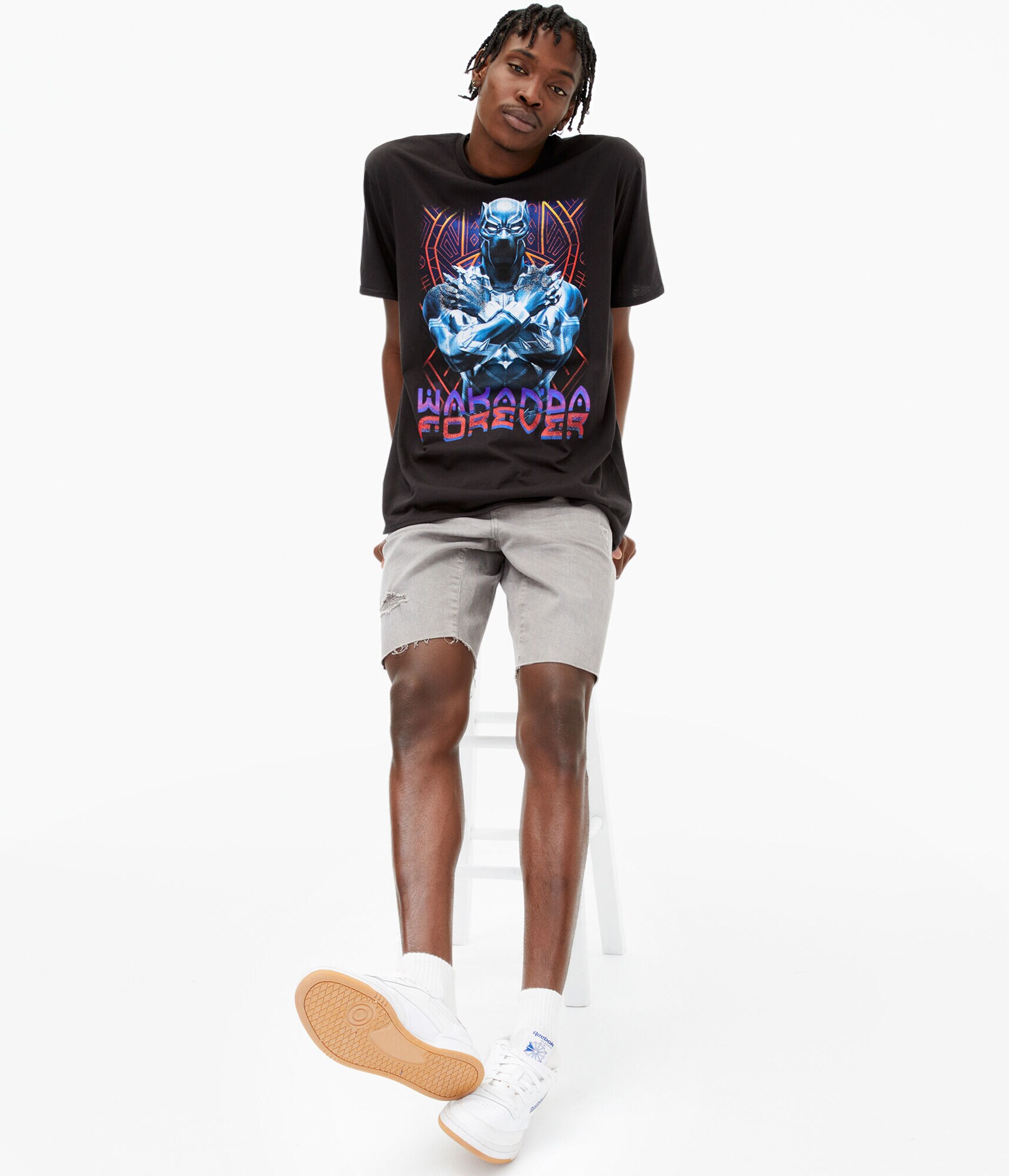 Black Panther Wakanda Forever Graphic Tee