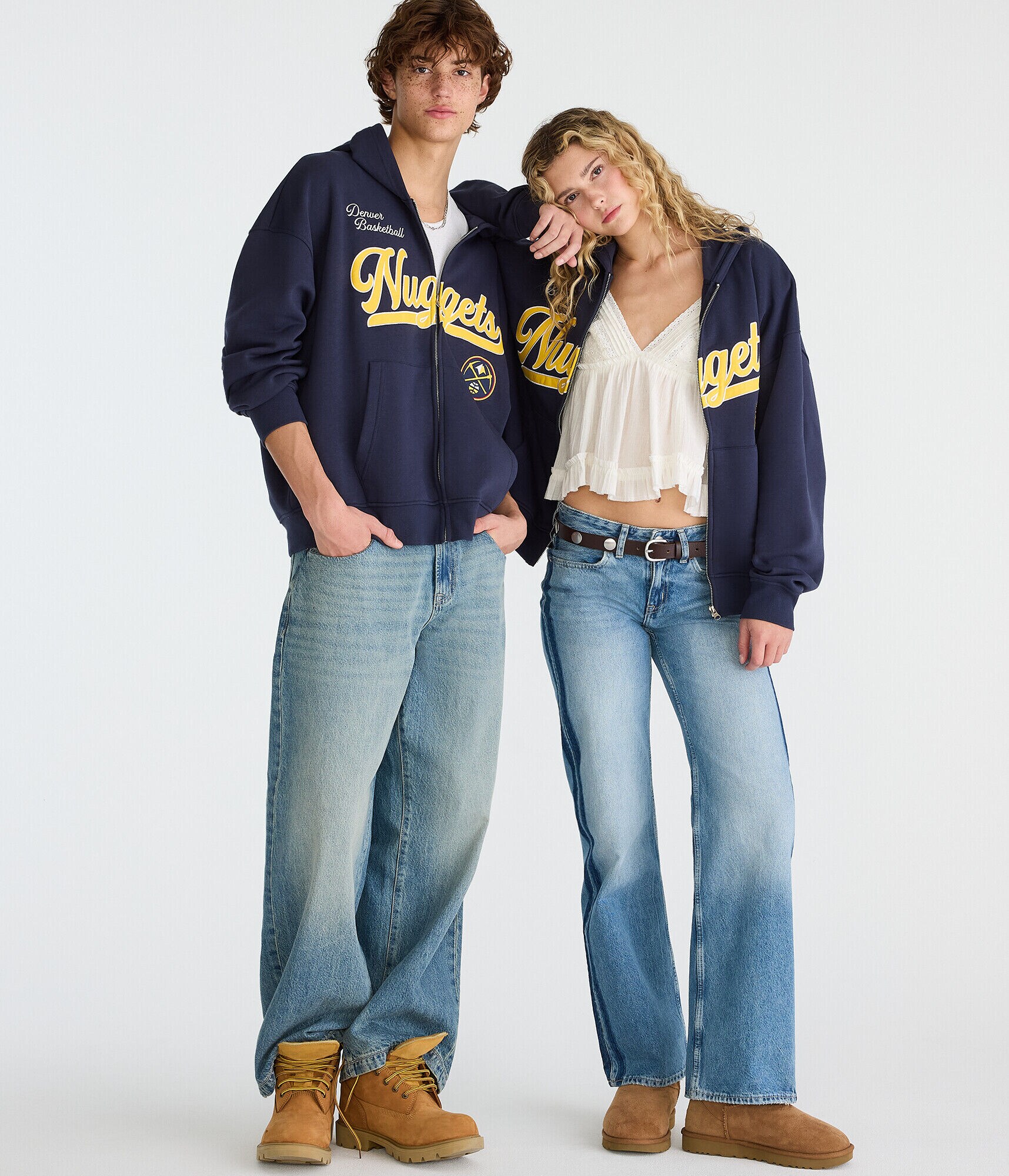 Denver Nuggets Basketball Full-Zip Hoodie