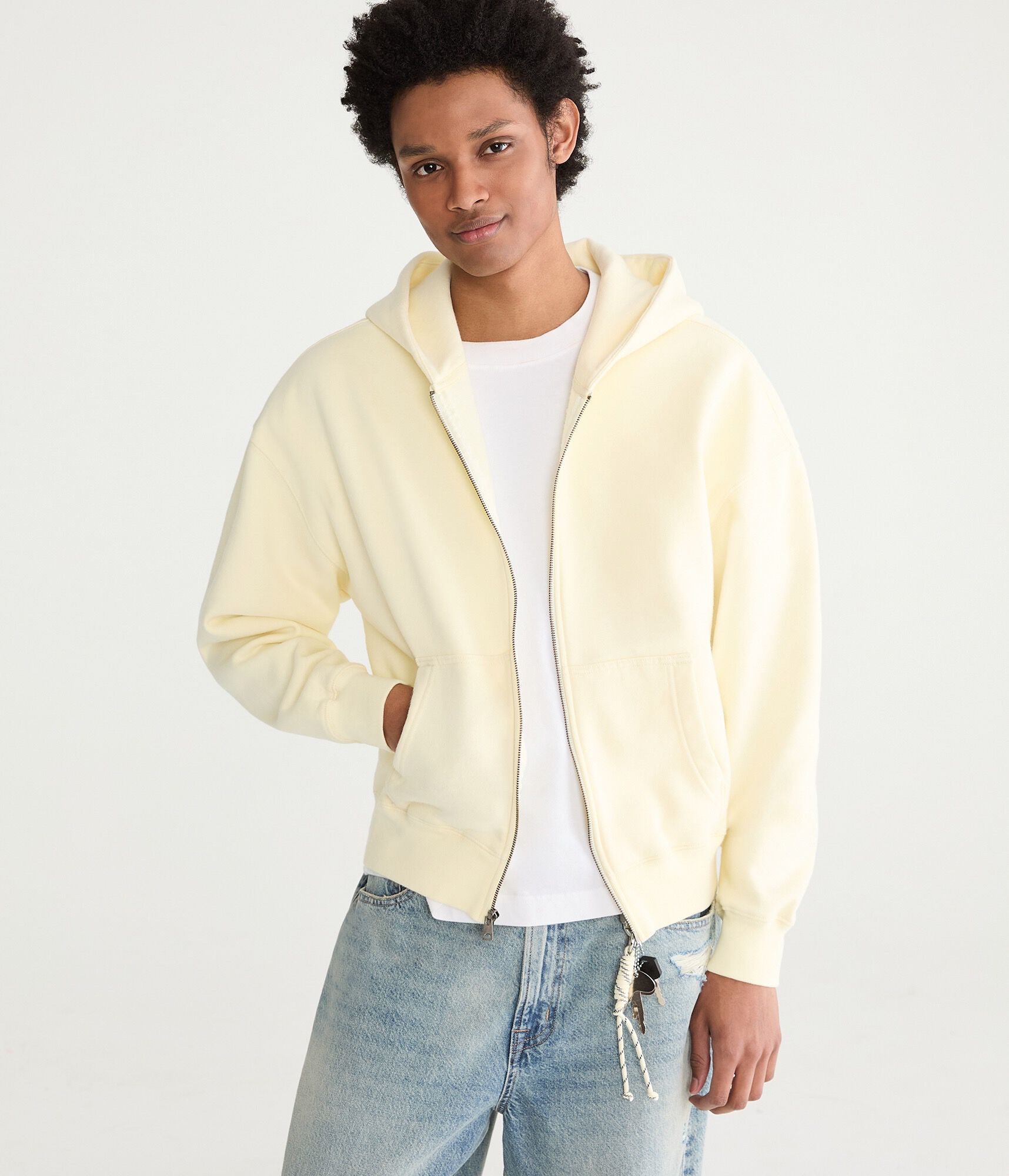 Cloud Soft Boxy Full-Zip Hoodie