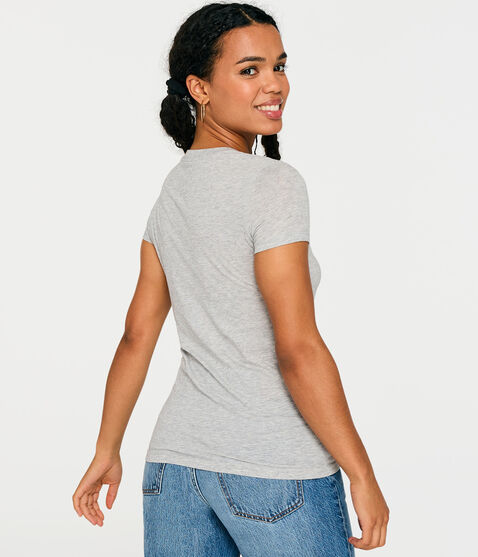 Aeropostale Butterfly Foil Graphic Tee Aeropostale Butterfly Foil Graphic Tee