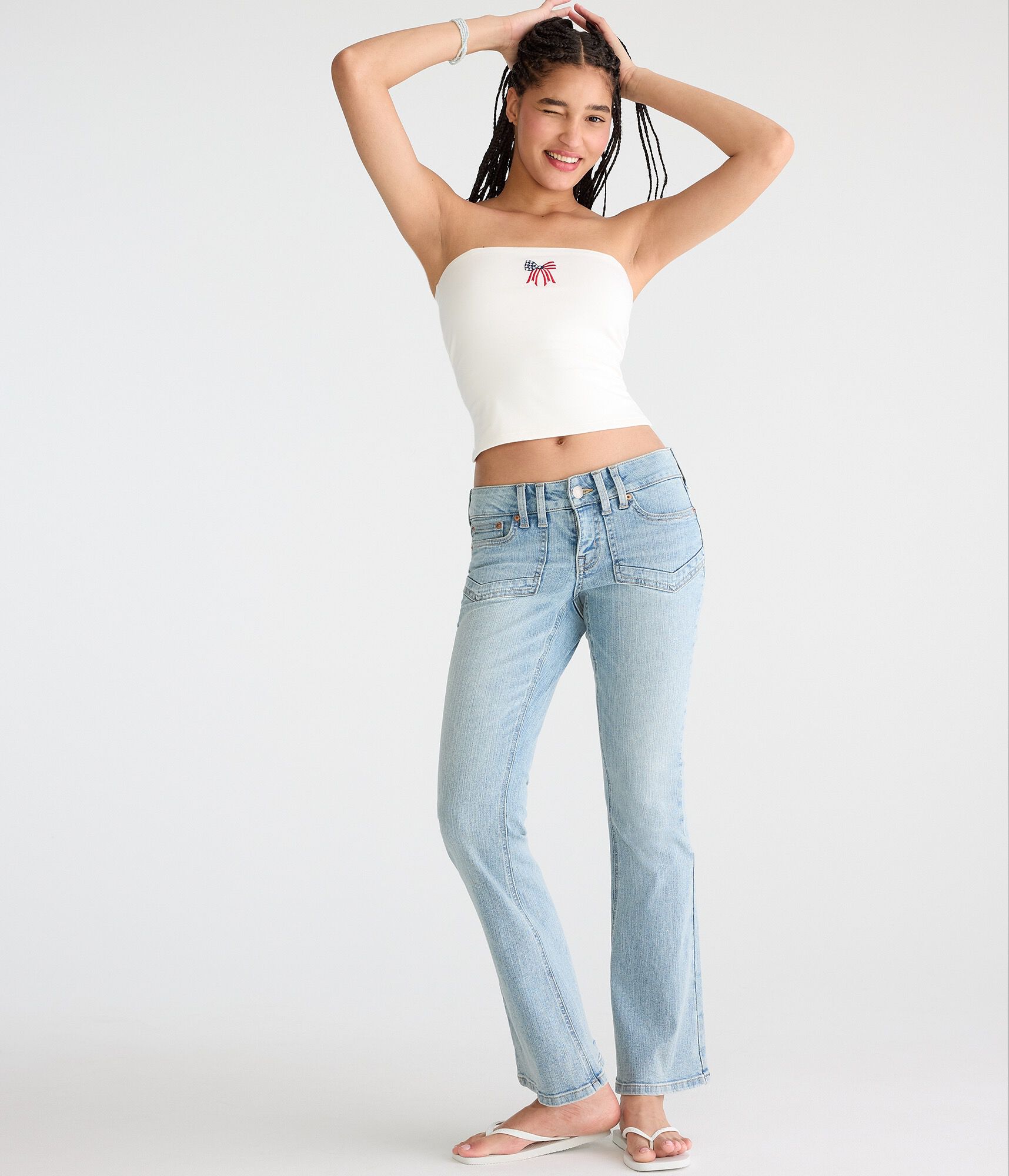 Seriously Soft Americana Bow Tube Top