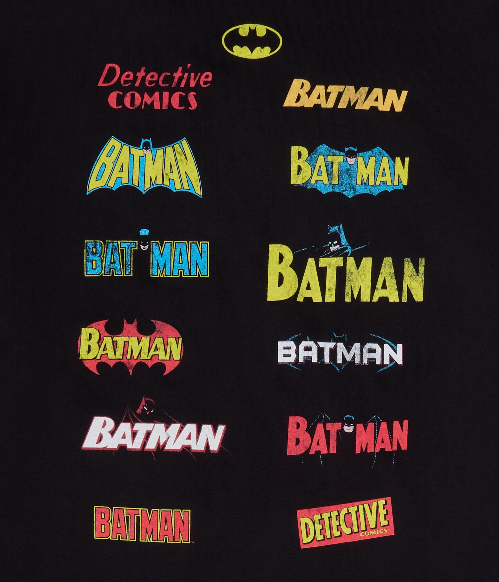 Batman Logos Relaxed Graphic Tee