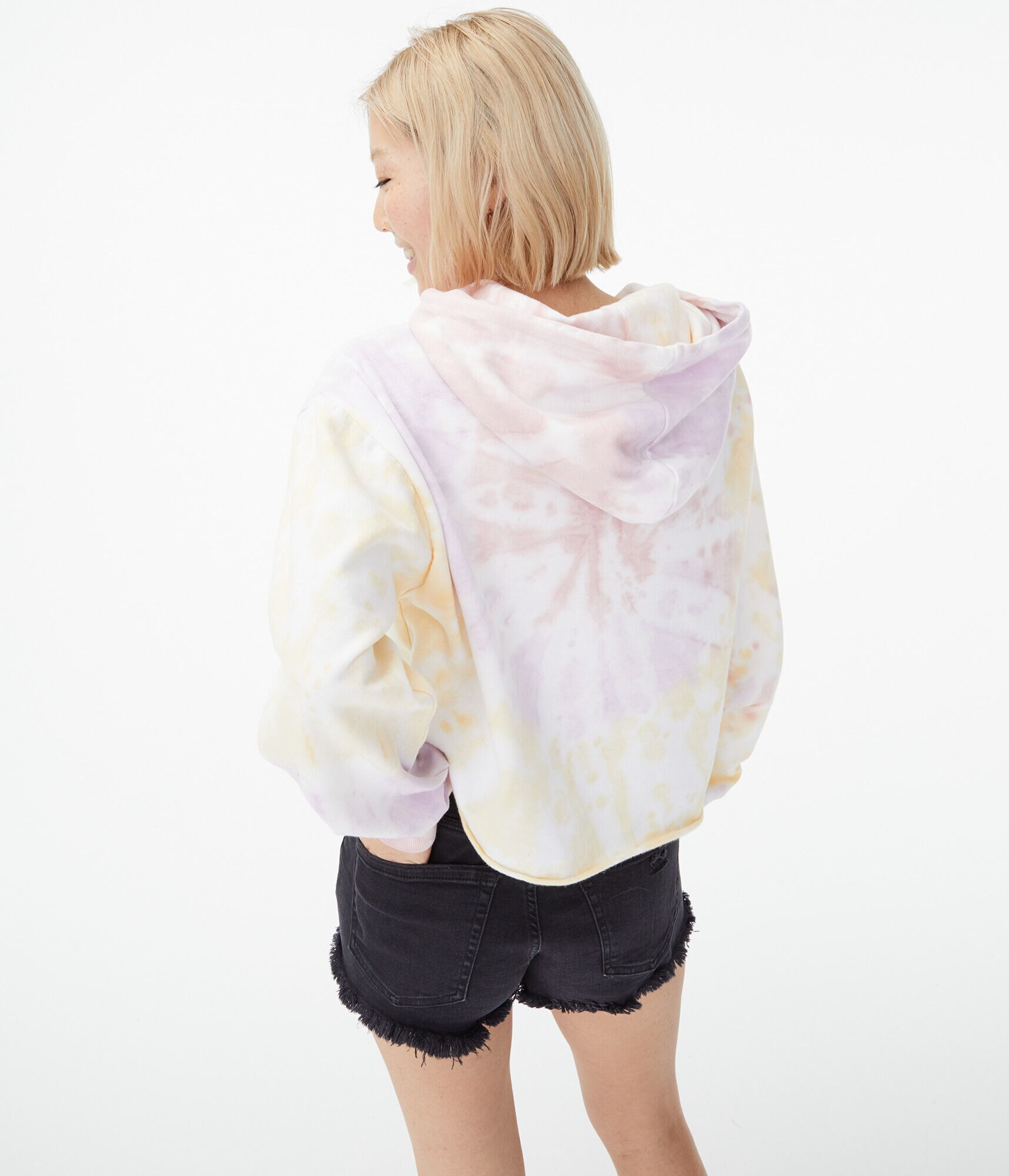AC/DC Tie-Dye Pullover Hoodie***