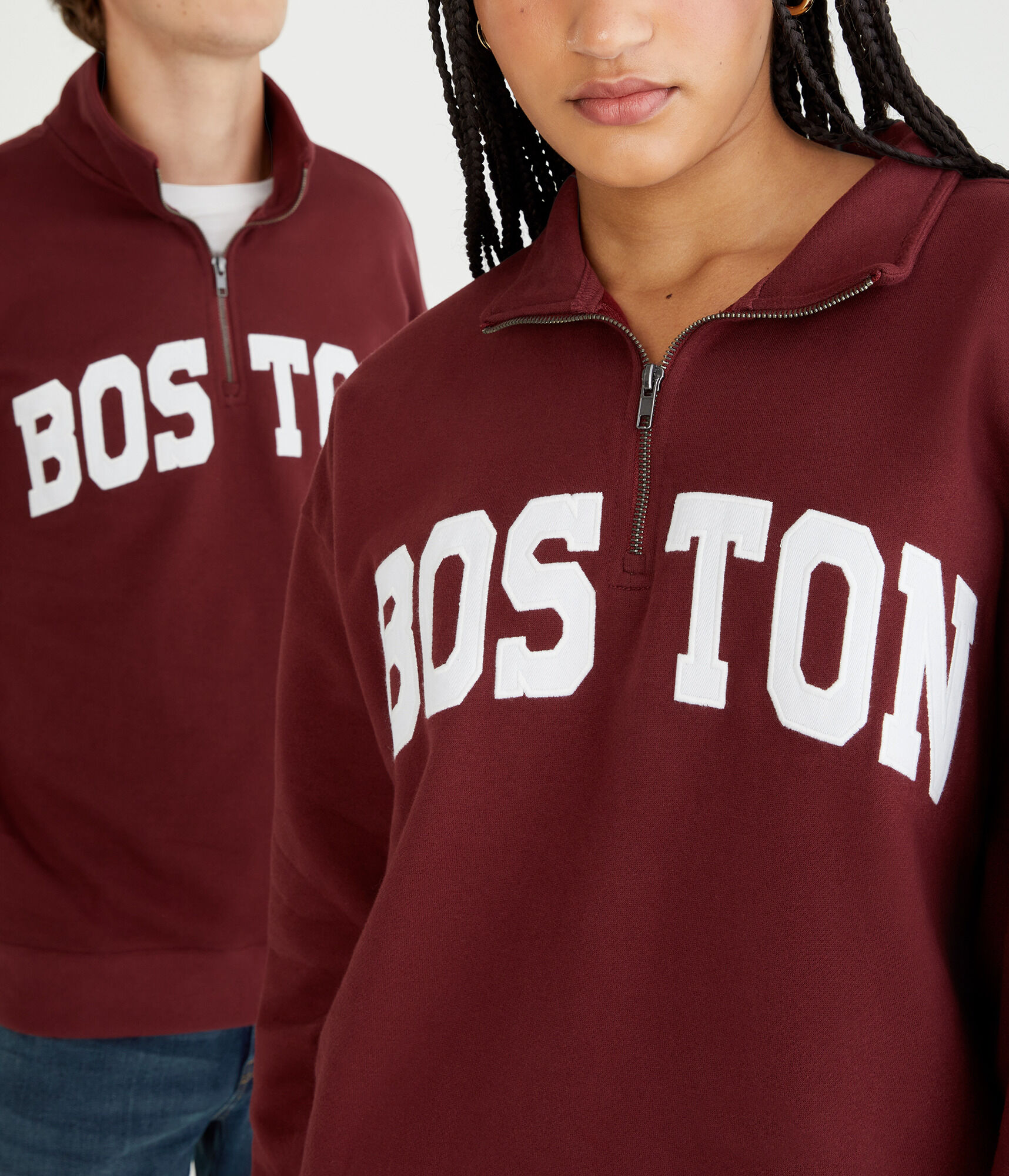 Boston Quarter-Zip Sweatshirt