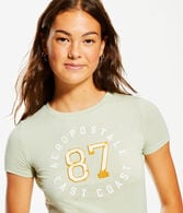 Aeropostale East Coast Appliqué Graphic Tee