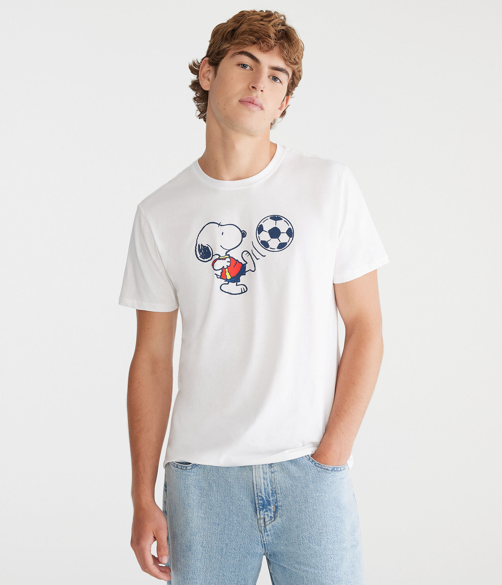 Snoopy Soccer Relaxed Graphic Tee