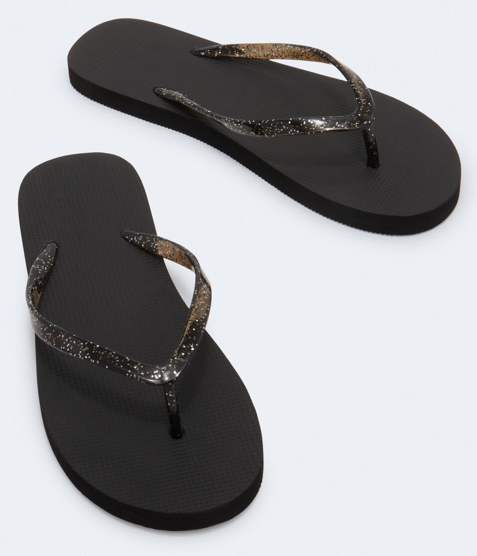 Glitter Jelly Strap Flip-Flop
